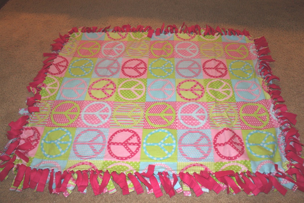 No Sew Fleece Blanket