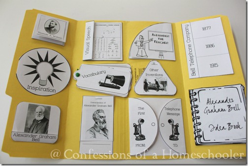 alexander graham bell unit study confessions of a my henry ford chart