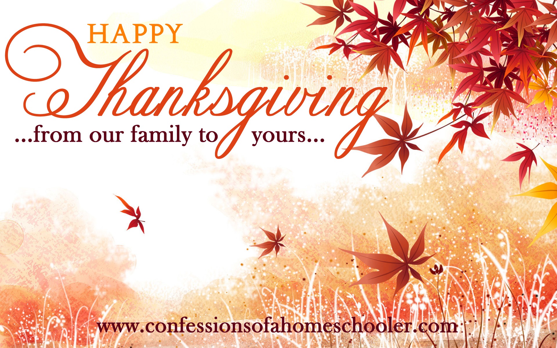 Happy Thanksgiving 2013! | Confessions of a Homeschooler